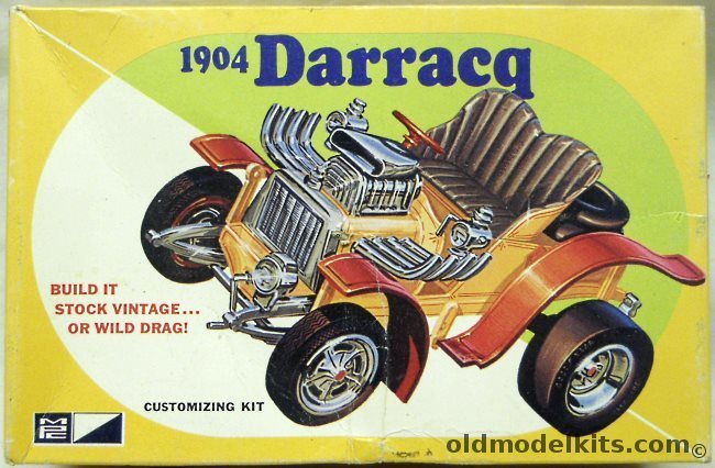 MPC 1/32 1904 Darracq Early Automobile Stock or Wild Drag, 1002-100 plastic model kit